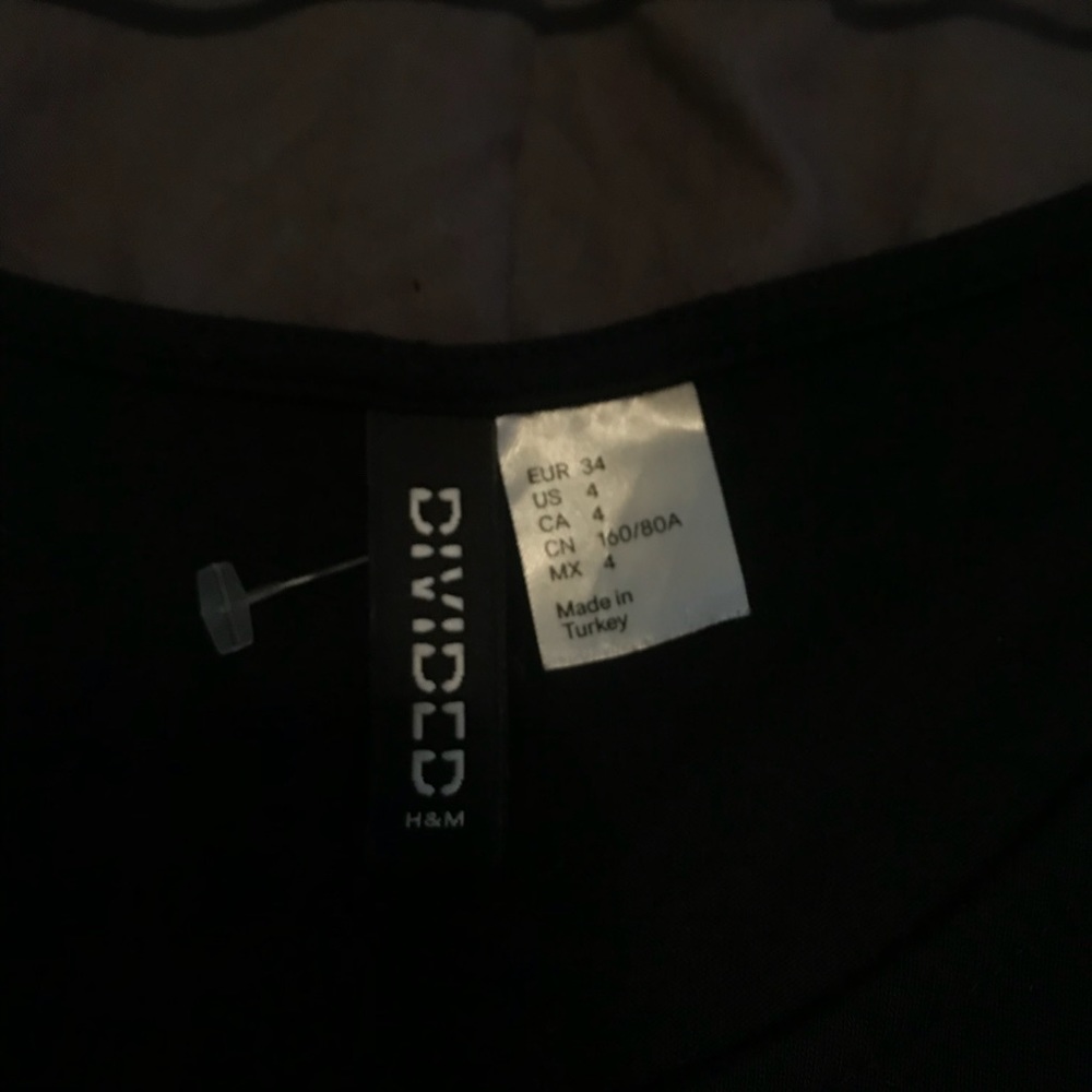 H&M Black Basic Ribbed Fitted Dress - Picture 5 of 5